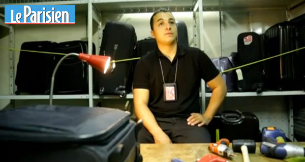 Roissy : il répare illico les bagages abîmés à l'aéroport