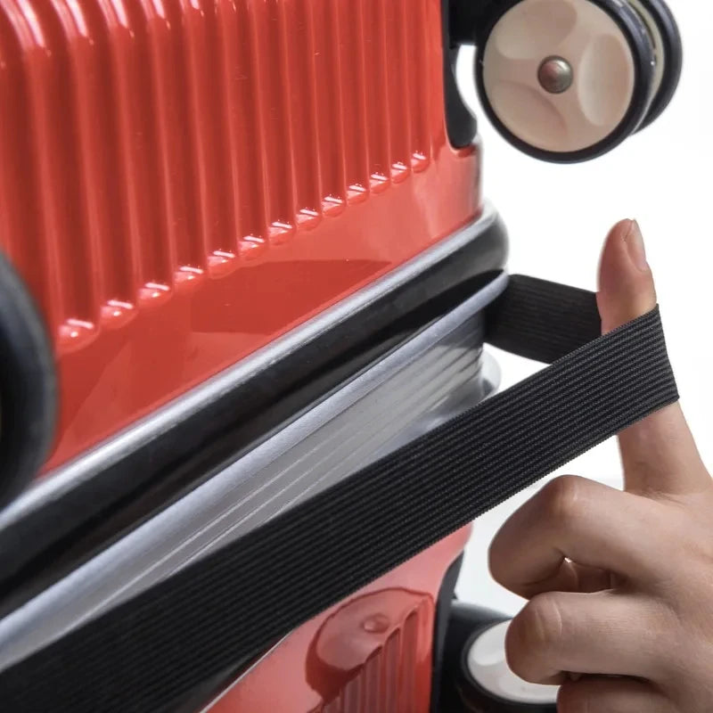 Housse de protection pour bagages en tissu extensible-ROUGE-TAILLE XL