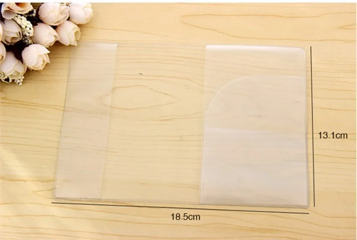 Porte-passeport Transparent en PVC – Étui de Protection pour Passeport, Carte d’Identité et Carte de Crédit
