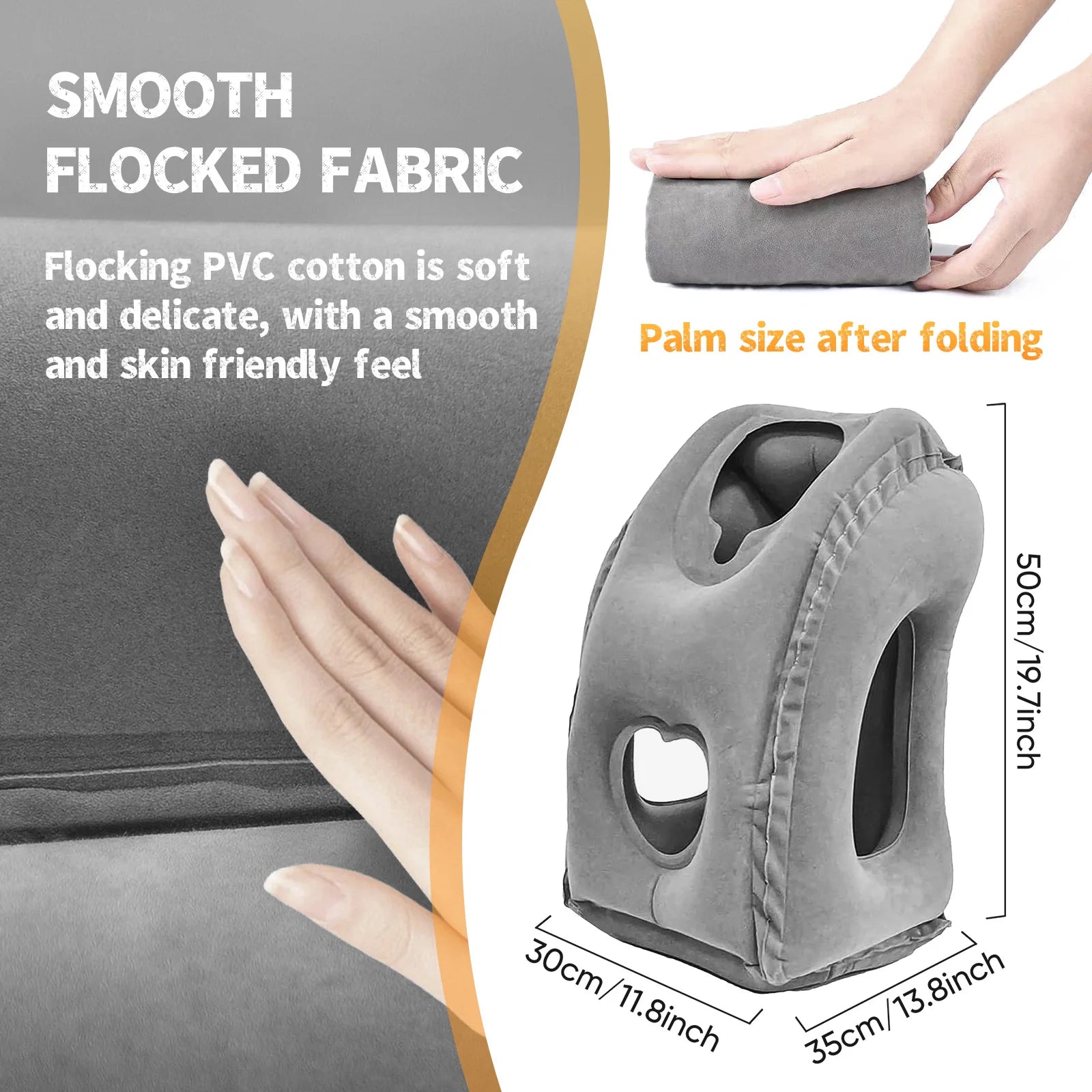 Oreiller de voyage gonflable