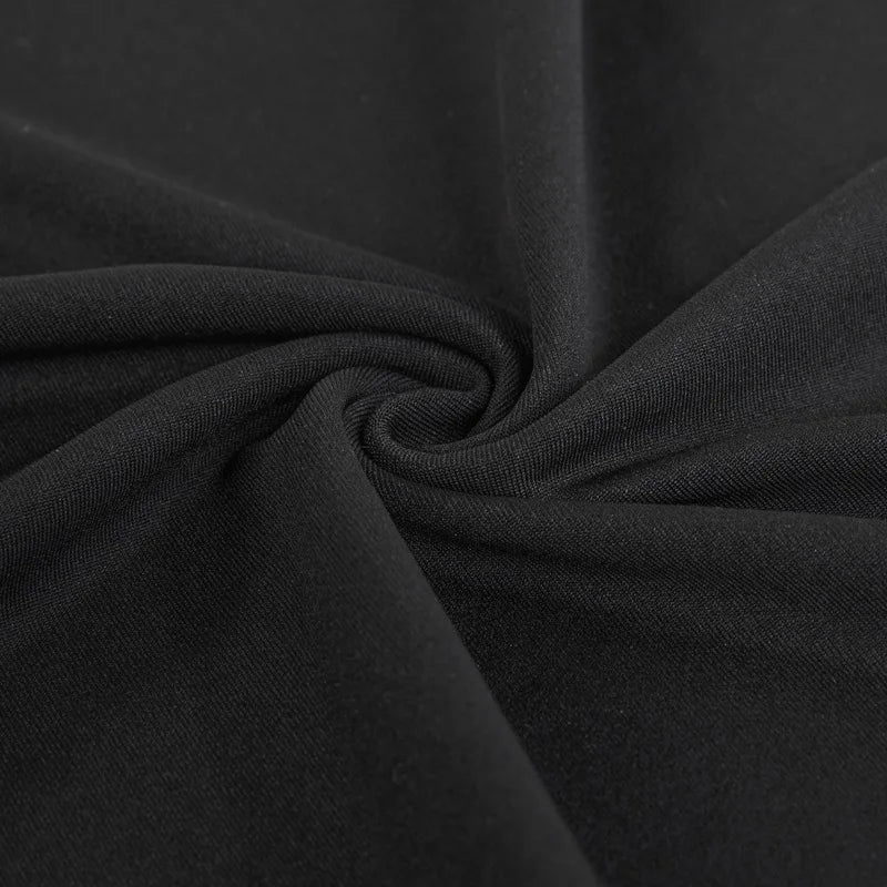 Housse de protection pour bagages en tissu extensible-NOIR TAILLE XL