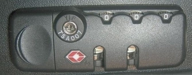 DELSEY TSA CODE LOCK