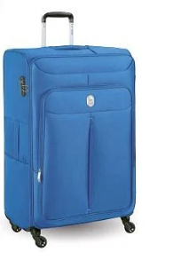DELSEY ORBA LIGHT BLUE 4 WHEELS 68CM
