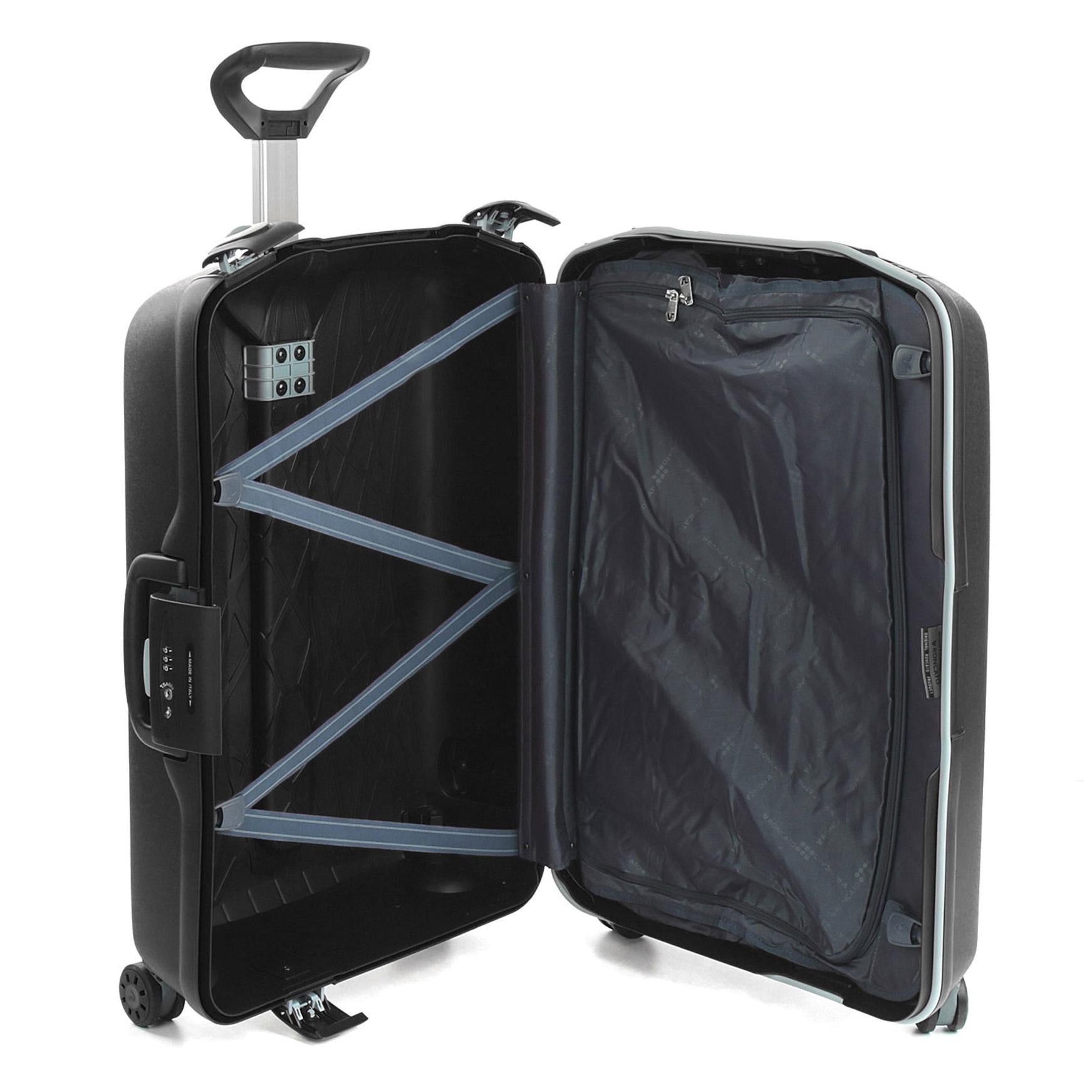 RONCATO LIGHT TROLLEY NOIR GRAND TAILLE 75 CM 4R