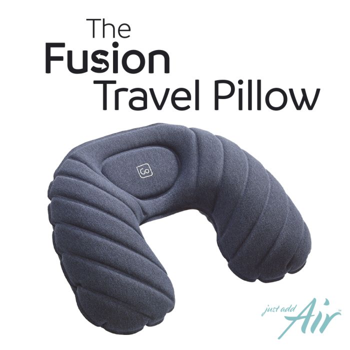 The Fusion Travel Pillow (bleu)-[033]