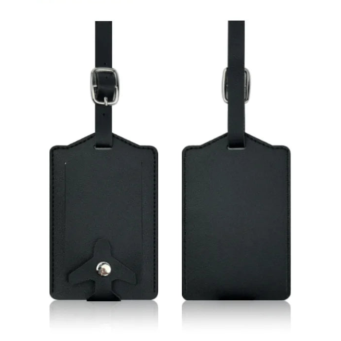 Étiquettes de bagage Anti-perte avec boucle d'avion, couverture rabattable épaisse, étiquette de bagage, carte d'embarquement, étiquette de valise, nom, identification, adresse, nouvelle collection