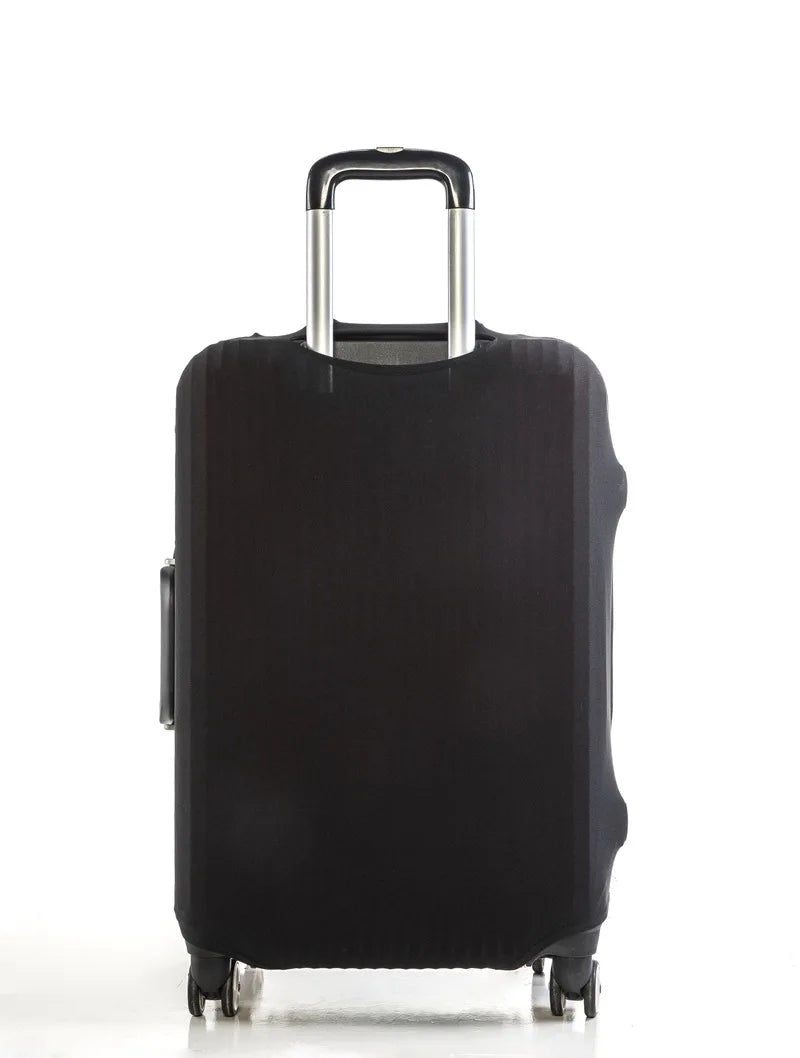 Housse de protection pour bagages en tissu extensible-NOIR TAILLE XL