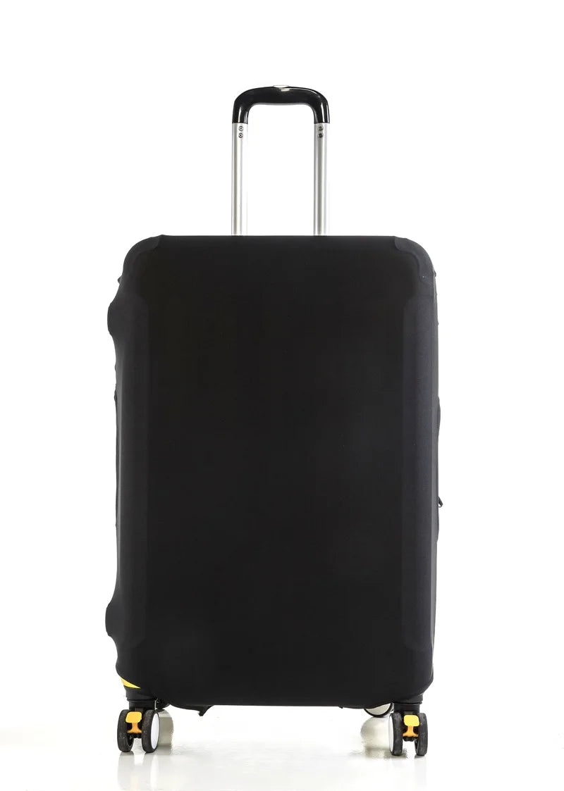 Housse de protection pour bagages en tissu extensible-NOIR TAILLE XL
