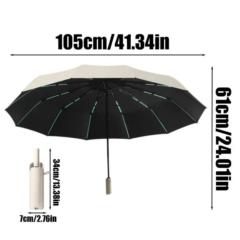 Parapluie UV pour la protection solaire, ouverture et fermeture automatiques, parapluie compact, léger, blocage du soleil, parapluie de pluie, championnat
