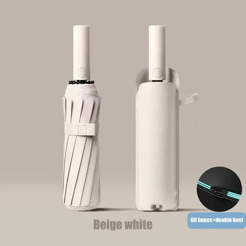 Parapluie UV pour la protection solaire, ouverture et fermeture automatiques, parapluie compact, léger, blocage du soleil, parapluie de pluie, championnat