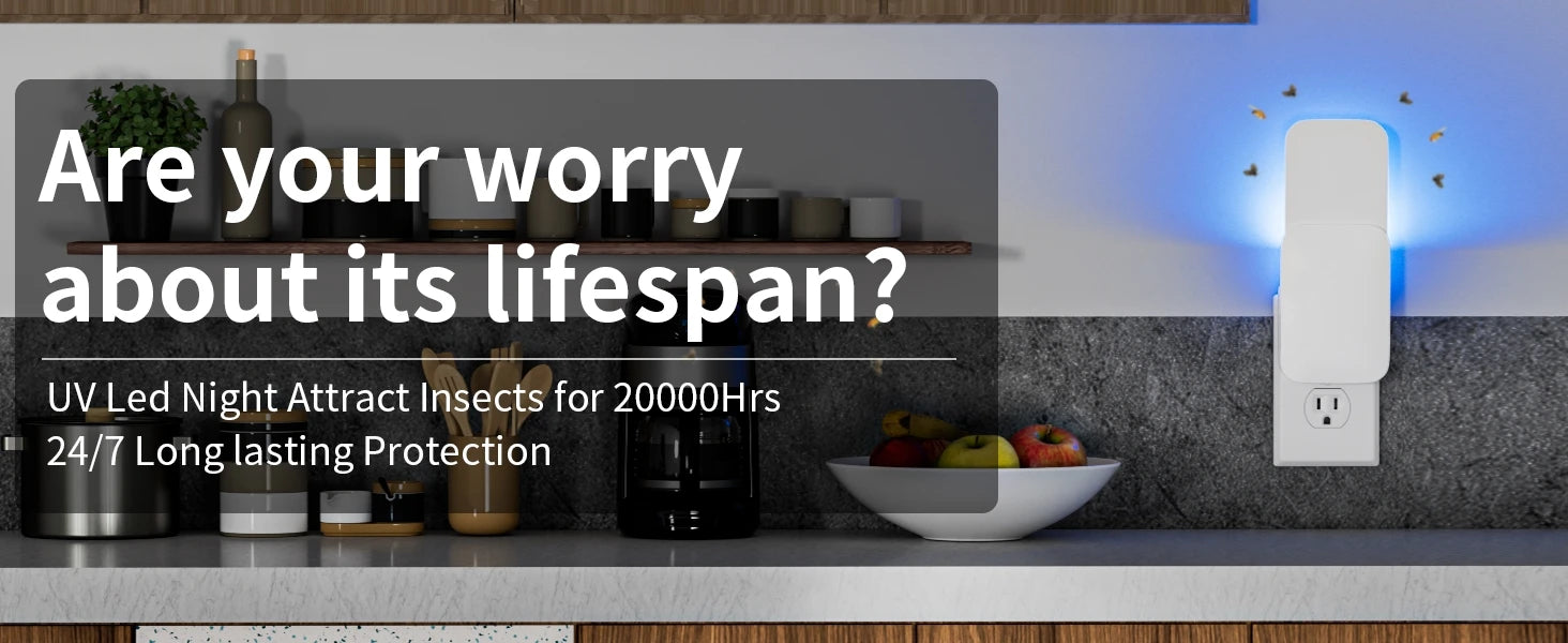 Piège à insectes volants, piège à mouches pour intérieur, piège à moustiques-US PLUG