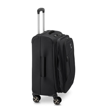 DELSEY HELIUM DLX CABINE S  NOIR 55 CM - 4R