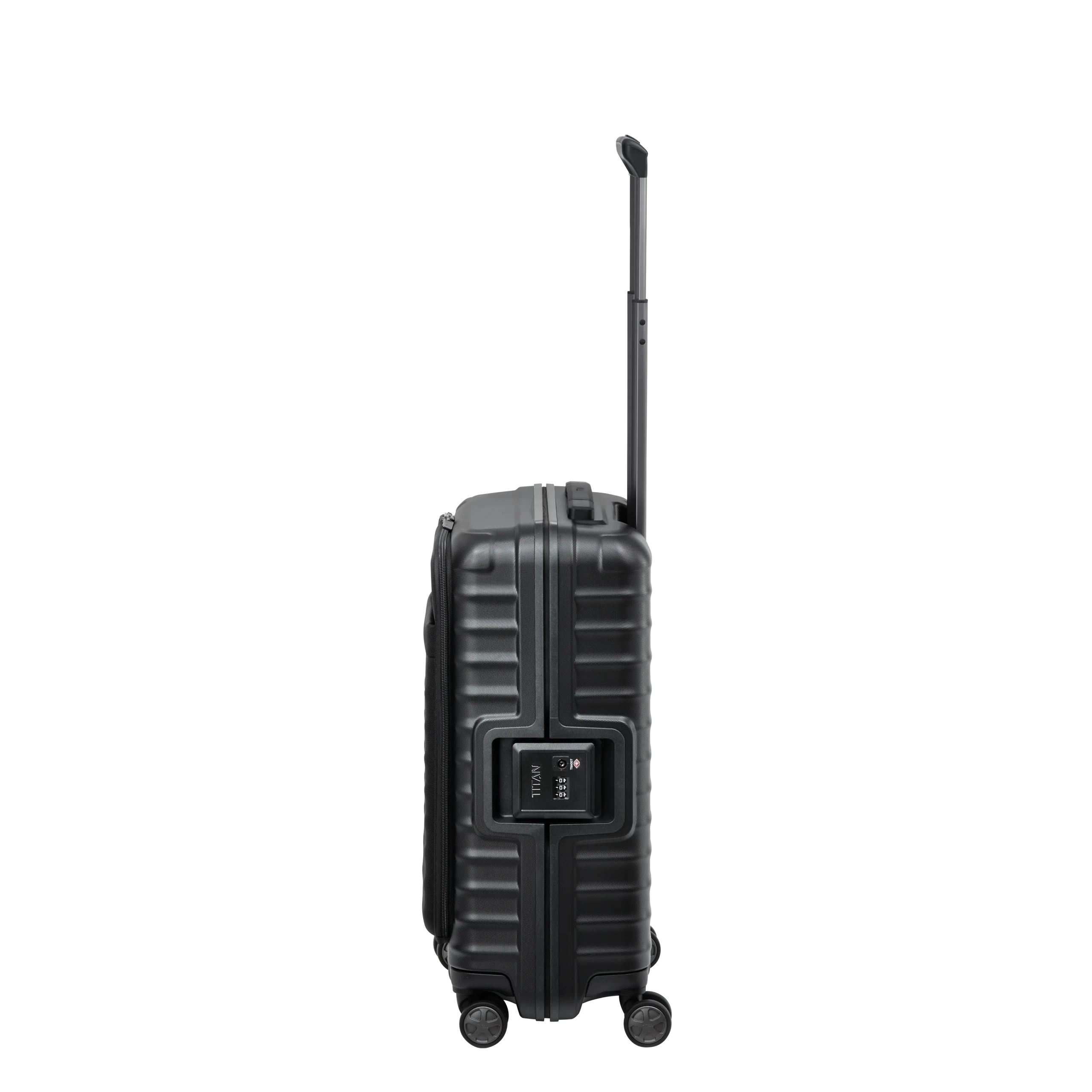 TITAN LITRON FRAME TROLLEY 55CM NOIR  WITH FRONT POCKET 4R