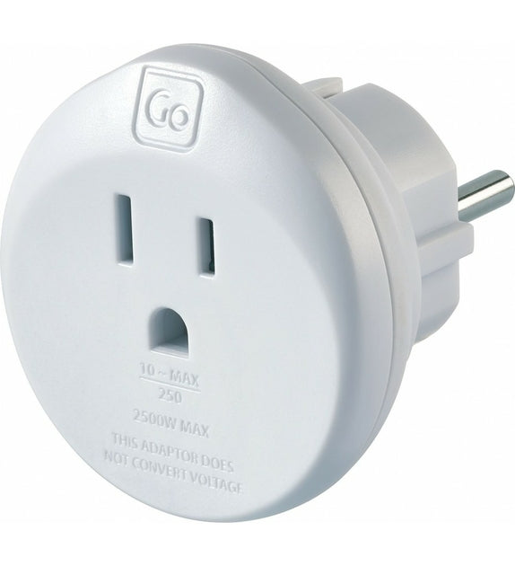 GO TRAVEL AMERICA-EURO ADAPTOR