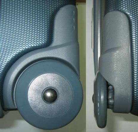 PAIR OF DELSEY CASTERS - AVAILABLE IN LIGHT GRAY COLOR