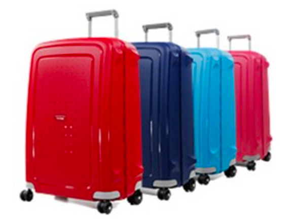 CENTRAL TSA CODE LOCK SAMSONITE S CURE SPINNER RED (all sizes except cabin)
