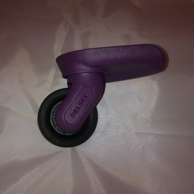 1 PAIR OF DELSEY CASTERS - AVAILABLE IN BLACK-PURPLE OR PINK COLOR