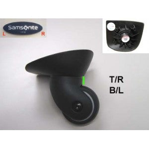 1 PAIR OF SAMSONITE COSMOLITE SPINNER OR BRIGHT LITE SPINNER CASTERS